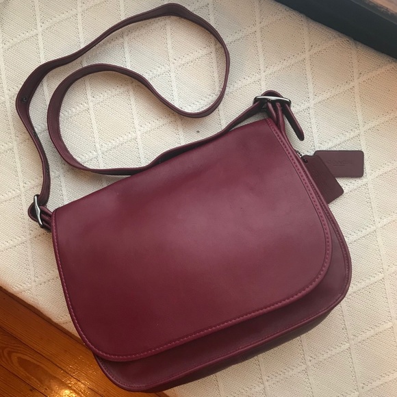 Coach Handbags - COACH LEATHER SADDLE BAG 75th ANNIVERSARY #9170